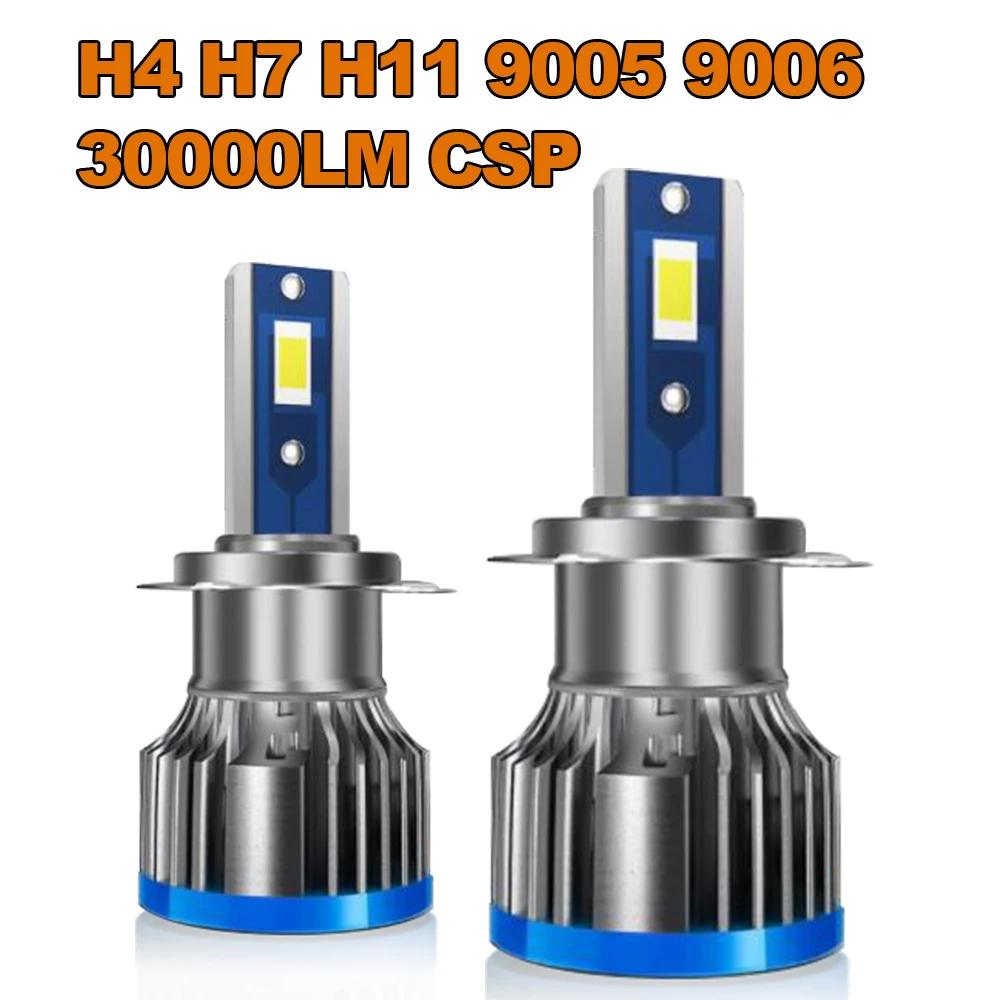 ſ  6000K ڵ , CSP 9005 9006 HB3 HB4 H8 H7 LED H4 H11 H9 H13 LED , 120W 30000LM, 12V